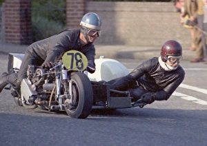 Idris Evans & Tim Matt (Imp) at White Gates: 1969 750 Sidecar TT Idris Evans & Tim Matt (Imp) at White Gates: 1969 750 Sidecar TT