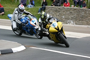 Jim Hodson (Yamaha) and David Johnson (Honda) 2010 Supersport TT Jim Hodson (Yamaha) and David Johnson (Honda) 2010 Supersport TT