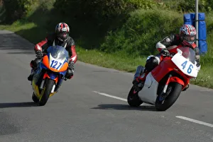 John Hulley (46) and Anthony Redmond (Honda) 2007 Jurby Road John Hulley (46) and Anthony Redmond (Honda) 2007 Jurby Road