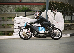 Isle Of Man TT Classic Bikes Prints: John Loder (Greeves) 2004 Pre TT Classic