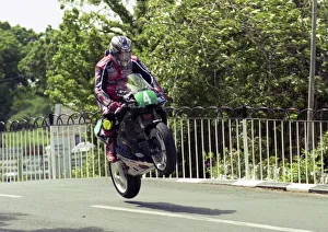 John McGuinness flies Ballaugh Bridge, 2003 Lightweight 400 TT John McGuinness flies Ballaugh Bridge, 2003 Lightweight 400 TT