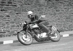 Maurice Candy at Union Mills: 1956 Senior TT Maurice Candy at Union Mills: 1956 Senior TT