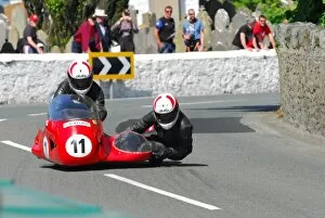 Images Dated 30th May 2016: Nick Cutmore & Nancy Thomas (SDD BSA) 2016 Pre TT Classic