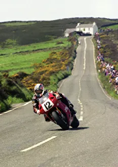 Phillip McCallen winning the 1996 Formula One TT Phillip McCallen winning the 1996 Formula One TT