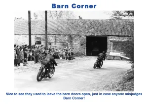 Barn Corner Print, Open Barn Doors