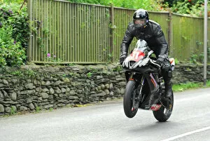 Images Dated 1st September 2015: Sean Seddon (Triumph) 2015 Newcomers Manx Grand Prix I hope you re happy now