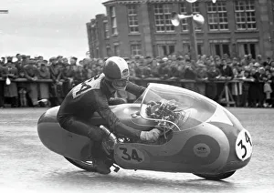 Tarquinio Provini at Parkfield Corner, 1957 Ultra Lightweight TT Tarquinio Provini at Parkfield Corner, 1957 Ultra Lightweight TT