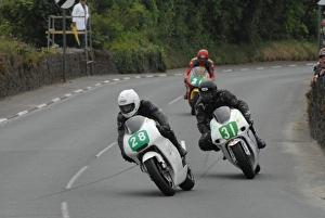 Tom Snow (Honda) and Carl Roberts (Yamaha) 2009 Post TT Tom Snow (Honda) and Carl Roberts (Yamaha) 2009 Post TT
