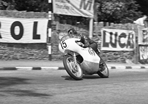 Tony Godfrey leaves Governors Bridge: 1963 Lightweight TT Tony Godfrey leaves Governors Bridge: 1963 Lightweight TT