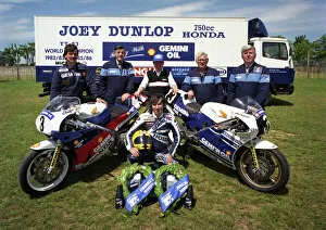 To the victor; the spoils; Joey Dunlop and team 1988 TT To the victor; the spoils; Joey Dunlop and team 1988 TT
