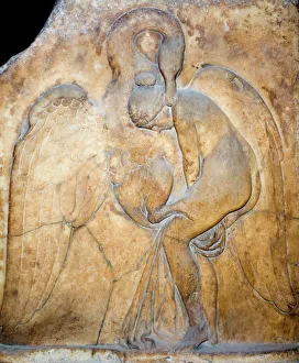 Marble relief of Leda and the Swan 3rd century AD Marble relief of Leda and the Swan 3rd century AD
