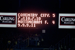 Rumbelows League Cup - Fourth Round - Coventry City v Nottingham Forest Rumbelows League Cup - Fourth Round - Coventry City v Nottingham Forest