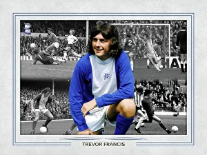 Trevor Francis Framed Montage Print Trevor Francis Framed Montage Print