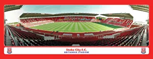 Britannia Stadium Empty Framed Panoramic Print Britannia Stadium Empty Framed Panoramic Print