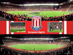 Europa League Framed Panoramic Montage Europa League Framed Panoramic Montage