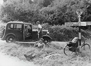 1935 Standard 10 in the Devon countryside 1935 Standard 10 in the Devon countryside