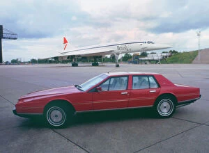 Air Craft Collection: 1985 Aston Martin Lagonda with Concorde