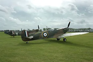 2011 Goodwood Revival, row of Spitfires 2011 Goodwood Revival, row of Spitfires