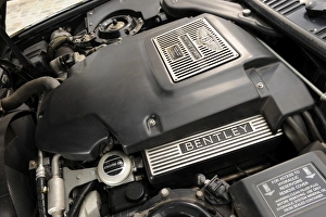 Classic Car Engines Prints: Bentley Continental engine 2001