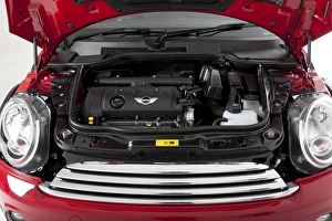 Mini Prints: Mini Coupe Cooper 2012 Engine Bay Print