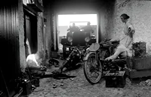 Preparation for the 1924 Isle of Man Amateur TT Preparation for the 1924 Isle of Man Amateur TT