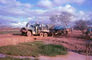 Donald Campbell Prints: Bluebird CN7 Print, Bush Australia 1963