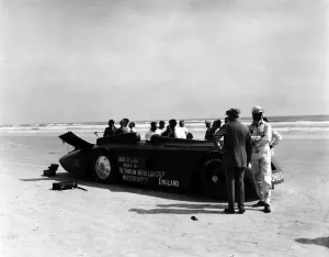 Prints of Sunbeam 1000hp World Land speed record attempt at Daytona 1927 Record Breakers Prints: Sunbeam 1000hp Print at Daytona 1927