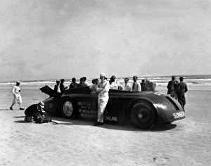 Vintage Racing Cars Prints: Sunbeam 1000hp
