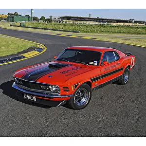 1970 Ford Mustang Mach 1 Sportsroof - Calypso Coral - ARI Texas International Speedway 1970 Ford Mustang Mach 1 Sportsroof - Calypso Coral - ARI Texas International Speedway