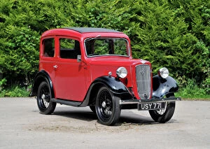 Sedan Collection: Austin Seven Ruby 1937 Red