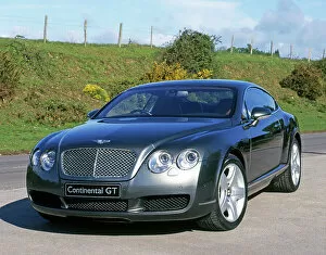 Bentley Collection: Bentley Continental GT, 2003, Grey-green