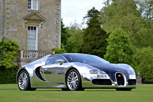 Bugatti Veyron Pur Sang , 2009, Silver (chrome) , & black Bugatti Veyron Pur Sang , 2009, Silver (chrome) , & black