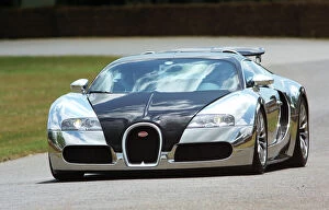 Track Collection: Bugatti Veyron Pur Sang (limited edition of just 5 cars) 2009 silver black Goodwood