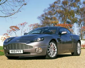 Aston Martin V12 Vanquish James Bond Print