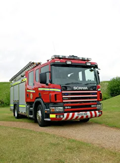 Fire Engine Scania Print
