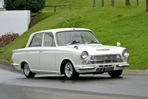Sedan Collection: Ford Consul Cortina, 1963, White