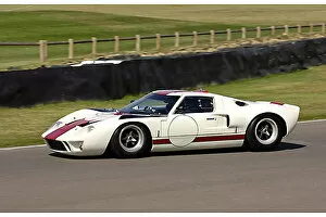 Track Collection: Ford GT40, 1965, White, red stripe