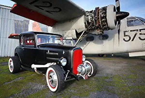 Ford Model B, 5-Window Coupe (Hot Rod) 1932 black Ford Model B, 5-Window Coupe (Hot Rod) 1932 black