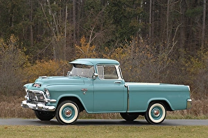 GMC V8 Pickup Series 100, 1957, Blue, light GMC V8 Pickup Series 100, 1957, Blue, light
