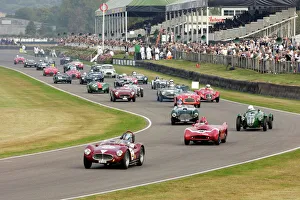 Goodwood Revival Classic racing cars on track multi 2000s Goodwood Revival Classic racing cars on track multi 2000s