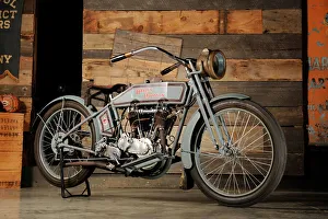 Harley Davidson 11F V-Twin (11hp) 1915 grey Harley Davidson 11F V-Twin (11hp) 1915 grey