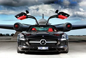 Mercedes-Benz SLS AMG Gullwing, 2011, Black Mercedes-Benz SLS AMG Gullwing, 2011, Black