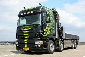 Netherlands Collection: Scania X5 Flat bed truck