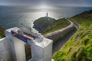 Anglesey Coastline Prints: View of coastline and lighthouse