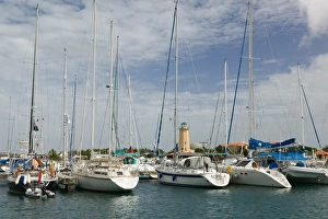 ABC Islands - BONAIRE - Noord Di Salina: Marina & Lighthouse ABC Islands - BONAIRE - Noord Di Salina: Marina & Lighthouse