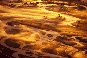 Aerial of the Headwaters of the Missouri River State Park near Three Forks Montana Aerial of the Headwaters of the Missouri River State Park near Three Forks Montana
