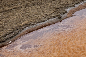 Africa, Namibia, Walvis Bay. Salt Pan Refinery Africa, Namibia, Walvis Bay. Salt Pan Refinery