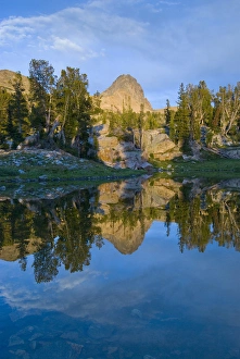 Alaska Basin Pothole Lake, Teton Canyon, Targhee National Forest, Idaho, alpine Alaska Basin Pothole Lake, Teton Canyon, Targhee National Forest, Idaho, alpine