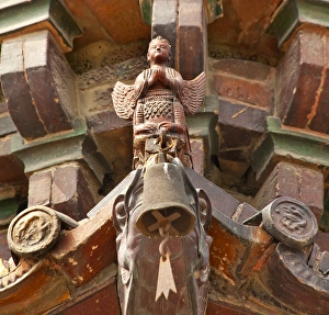 Ancient Buddhist Angel Iron Pagoda Buddhist Monument Kaifeng China Built in 1069 Ancient Buddhist Angel Iron Pagoda Buddhist Monument Kaifeng China Built in 1069