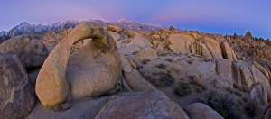 Arch in Alabama Hills Eastern Sierras near Lone Pine, California Arch in Alabama Hills Eastern Sierras near Lone Pine, California